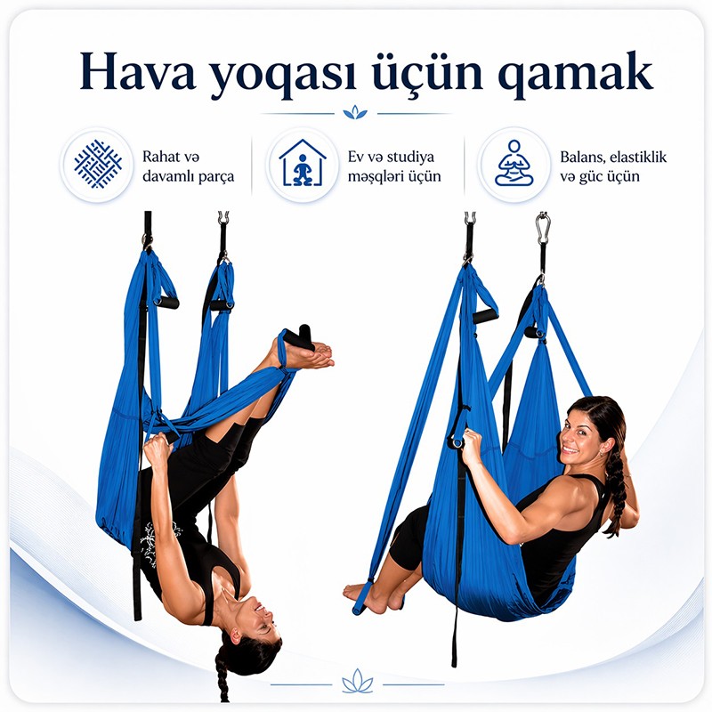 Yoga Pilates üçün Neylon Yelləncək